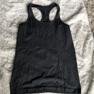 Charcoal Swiftly tech tank by lululemon